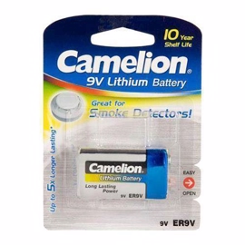 Camelion 9 volt batteri til røgalarm